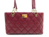 sac a main chanel cabas logo cc en cuir matelasse