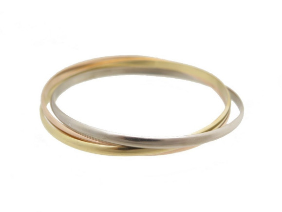 bracelet cartier trinity anneaux 3 ors b6050217 19.5