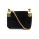 NEUF SAC A MAIN SAINT LAURENT 318628 POCHETTE BANDOULIERE EN DAIM NOIR BAG 1300€