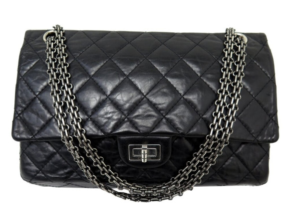 sac a main chanel 2.55 grand jumbo cuir matelasse