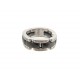 BAGUE CHANEL J2637 ULTRA MM T54 CERAMIQUE NOIRE & OR BLANC DIAMANTS RING 4150€