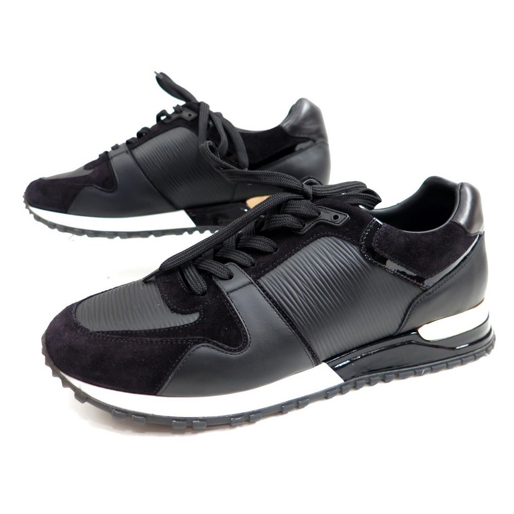 Louis Vuitton Womans Run Away Sneakers Noir - The Lux Portal