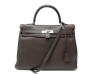 sac a main hermes kelly 35 retourne cuir togo marron