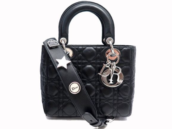 sac a main christian dior lady small abc cuir