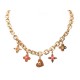 COLLIER LOUIS VUITTON METAL DORE 