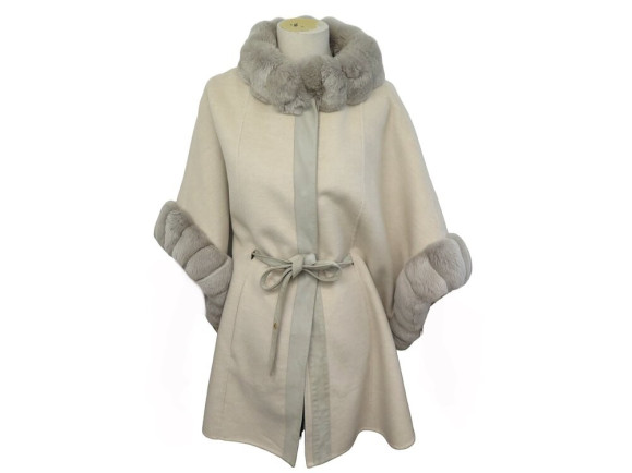 manteau loro piana cape salzburg tu 36 a 42 cachemire
