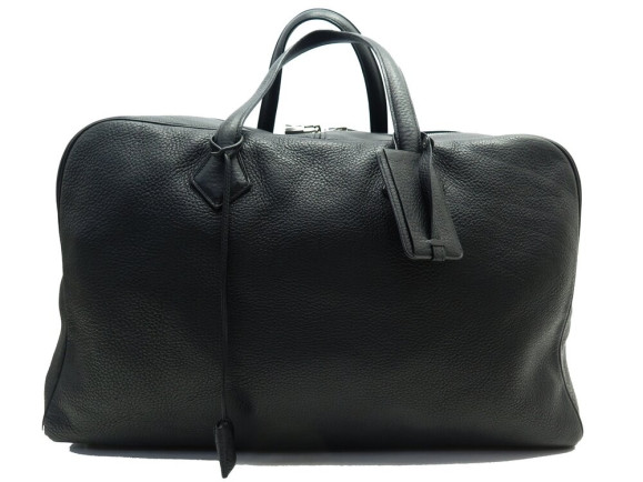 sac de voyage a main hermes victoria ii 50 en cuir