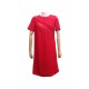 NEUF ROBE LOUIS VUITTON M 38 EN CREPE DE SOIE ROUGE FEMME RED SILK DRESS 3200€