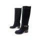 NEUF CHAUSSURES LOUIS VUITTON HUNTING 37 BOTTES CUIR NOIR SHOES BOOT 1350€