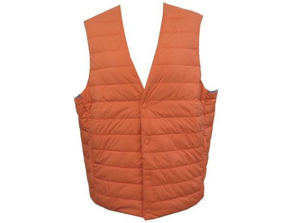  gilet montre rolex sans manche matelasse orange t