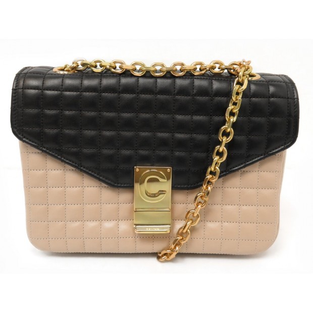 NEUF SAC A MAIN CELINE C BAG BICOLORE 187253BFD BANDOULIERE PURSE HAND BAG 3300€