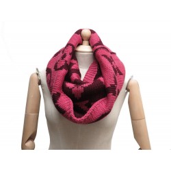 NEUF ECHARPE LOUIS VUITTON SNOOD GRAND FROID MONOGRAM LV REVERSIBLE FUSHIA 465€