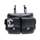 SAC CHANEL REPORTER GM CAMBON CUIR NOIR 