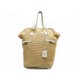 SAC A MAIN YVES SAINT LAURENT DOWNTOWN 172459 CABAS RAPHIA BEIGE HAND BAG 1095€