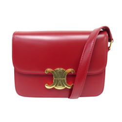  sac a main celine triomphe teen 188423 cuir rouge