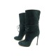 NEUF CHAUSSURES GIANVITO ROSSI 39 IT 40 FR BOTTINES DAIM VERT SHOES BOOTS 850€
