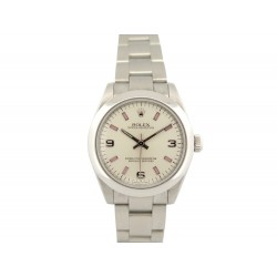 MONTRE ROLEX LADY OYSTER PERPETUAL 177200 31 MM ACIER PALLADIE AUTOMATIQUE WATCH