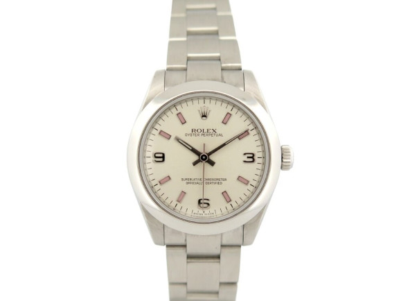 montre rolex lady oyster perpetual 177200 31 mm acier