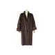 NEUF MANTEAU UTZ L 44 BLOUSON EN FOURRURE DE VISON MARRON MINK FUR COAT 5000€