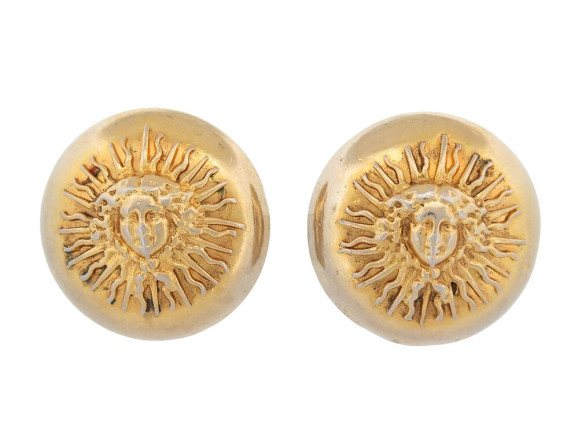 boucles d'oreilles chanel roi soleil 1960 a