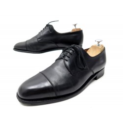 CHAUSSURES JM WESTON 500 DERBY BOUT DROIT 8.5E 42.5 CUIR NOIR LEATHER SHOES 750€