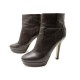 CHAUSSURES JIMMY CHOO 39.5 BOTTINES CUIR MARRON BOOTS SHOES LEATHER BROWN 795€