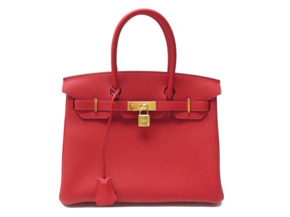  sac a main hermes birkin 30 cuir togo rouge