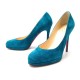 CHAUSSURES CHRISTIAN LOUBOUTIN NEUF SIMPLE PUMP 100 3100027 38.5 DAIM SHOES 695€