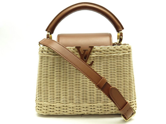  sac a main louis vuitton capucines bb en osier ed