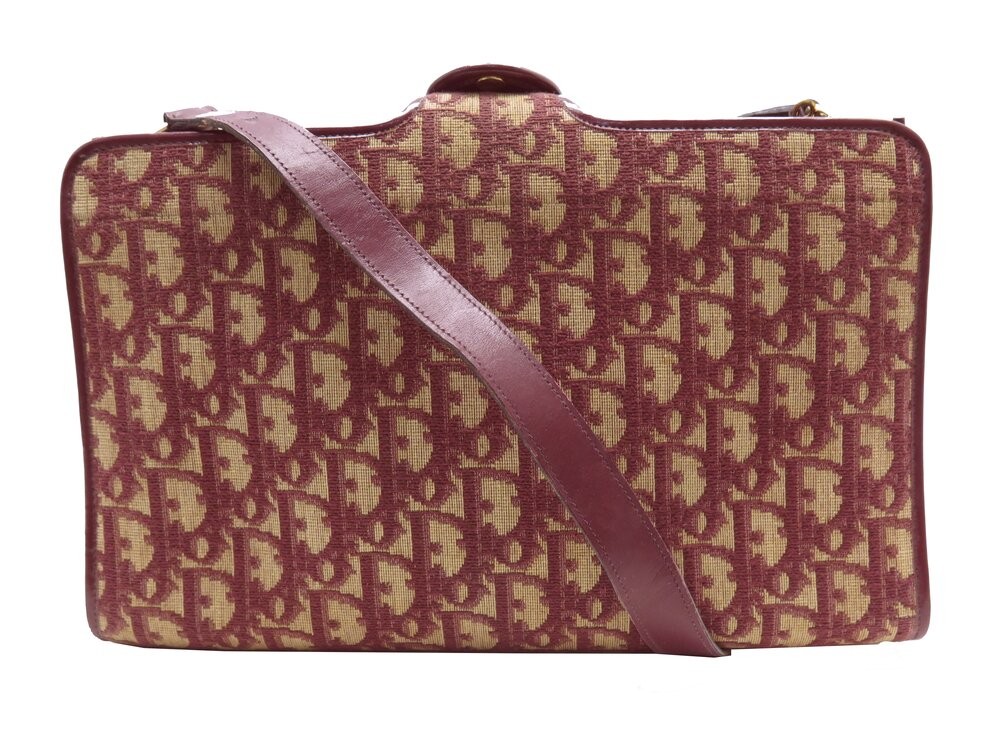 sac a main christian dior fermoir cd toile