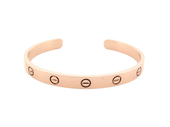 bracelet cartier love jonc ouvert classique or