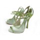 NEUF CHAUSSURES CHRISTIAN DIOR 40 41 ESCARPINS SATIN VERT SHOES PUMP GREEN 630€