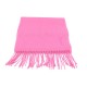 NEUF ECHARPE YVES SAINT LAURENT 180 CM EN LAINE ROSE FEMME PINK WOOL SCARF 295€