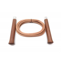 NEUF CORDE A SAUTER BERLUTI EN CUIR & POIGNETS BOIS LEATHER JUMPING ROPE 380€