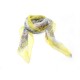 NEUF FOULARD HERMES ETOLE EN MOUSSELINE DE SOIE CHASSEURS ARCHERS JAUNE 705€