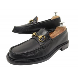 NEUF CHAUSSURES GUCCI HORSEBIT 1953 MOCASSINS 723562 6 40 CUIR MORS LOAFERS 890€