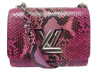 sac a main louis vuitton twist pm cuir de python rose