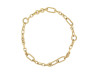 collier pomellato chaine gros maillons et maille or