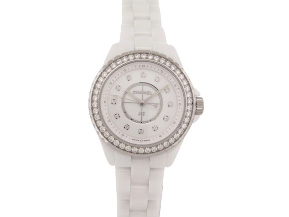 montre chanel j12 h6418 33 mm ceramique diamant