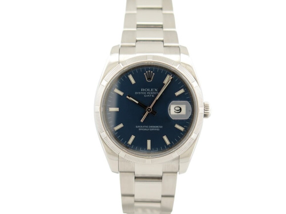 montre rolex 15210 oyster perpetual date 34 mm acier