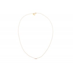 NEUF COLLIER VANRYCKE MEDELLIN 5 DIAMANTS 0.02CT CM6B1 OR ROSE NECKLACE 750€