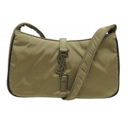 NEUF SAC A MAIN SAINT LAURENT 5 A 7 733294 TOILE KAKI BANDOULIERE HANDBAG 1900€