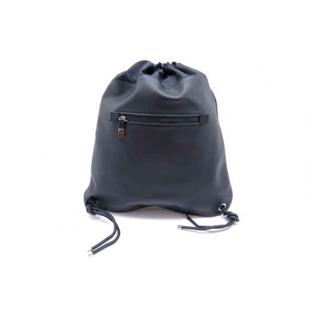 NEUF SAC A DOS DIOR HOMME 39 CM EN CUIR GRAINE NOIR LEATHER BACKPURSE 2000€