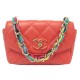 SAC A MAIN CHANEL MINI SAC A RABAT TIMELESS EMAIL EN CUIR CORAIL HAND BAG 5500€