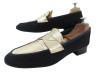 chaussures chanel mocassins logo cc 40.5 bicolore