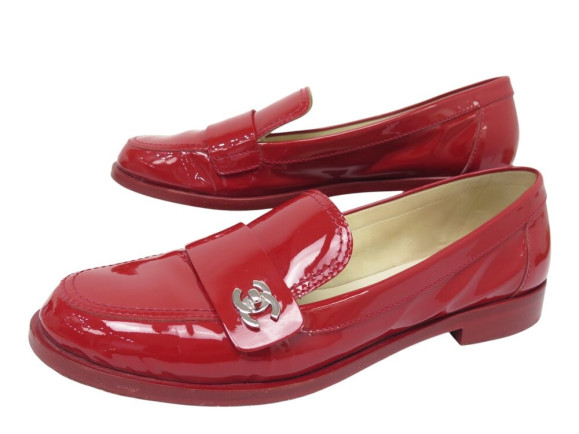 chaussures chanel mocassins g30708 logo cc timeless