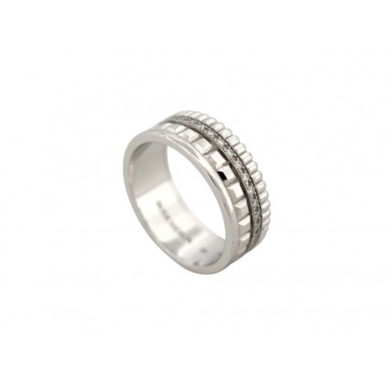 BAGUE BOUCHERON QUATRE RADIANT EDITION PM JRG02486 54 OR BLANC 18K DIAMANT 8950€