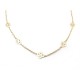 COLLIER POIRAY COEUR ENTRELACE OR JAUNE 18 CT 14.7GR 