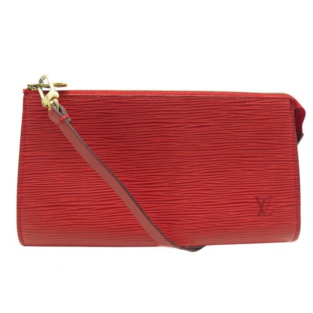 VINTAGE SAC A MAIN LOUIS VUITTON POCHETTE ACCESSOIRES CUIR EPI M51957 BAG 1180€