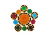 broche chanel gripoix 1995 cabochons pate de